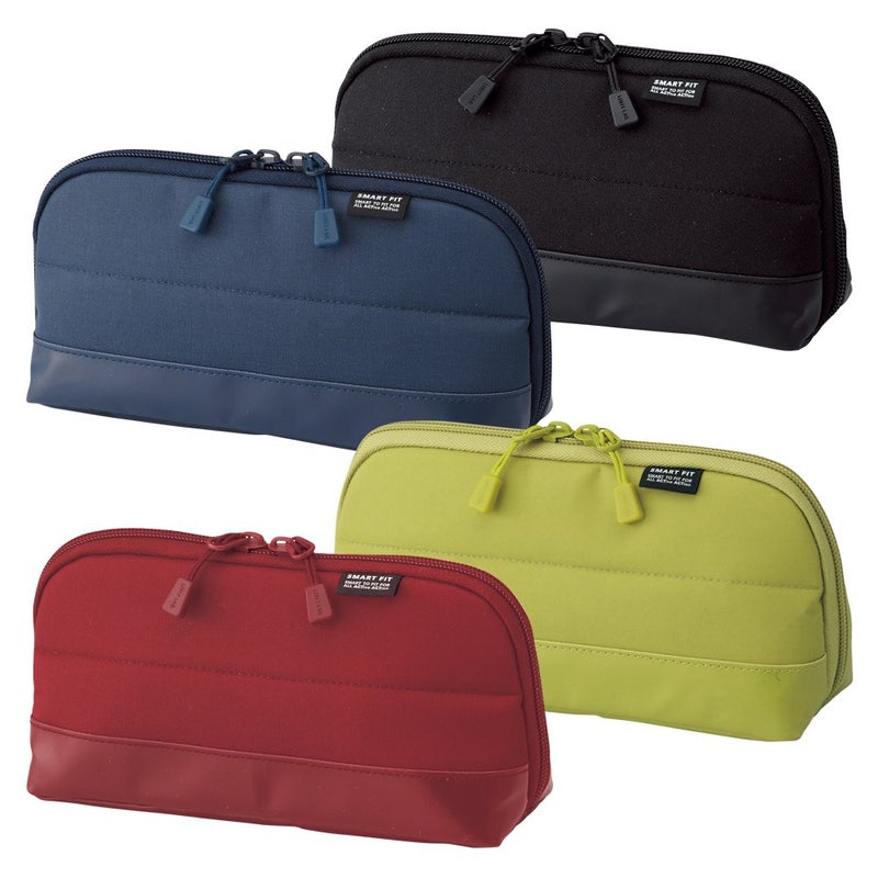 LIHIT LAB Pen Case (Pencil Case), Water & Stain Repellent, 8" x 4'', Navy (A7688-11) - Image 5